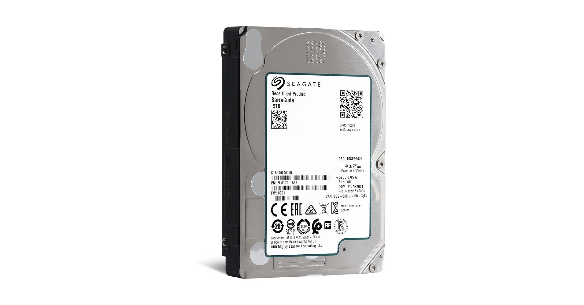 Amazon.com: Seagate BarraCuda Internal Hard Drive 5TB SATA
